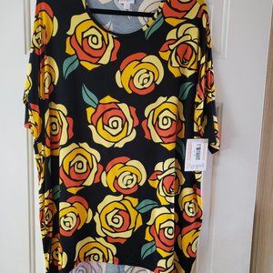 Brand New - LuLaRoe Rose Print Irma